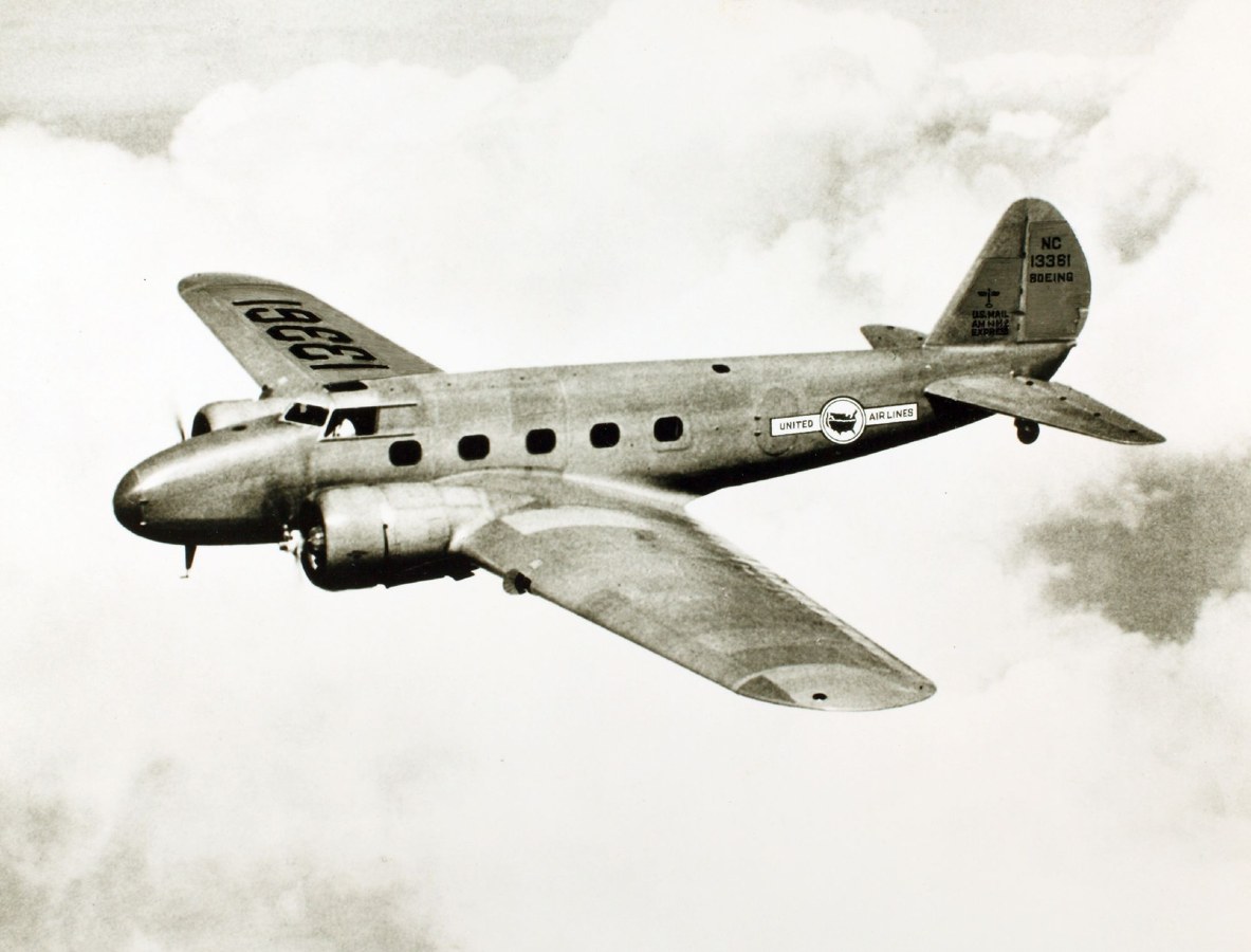 Boeing 247 twin-engine transport aircraft